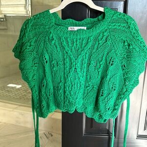Knitted Green Top